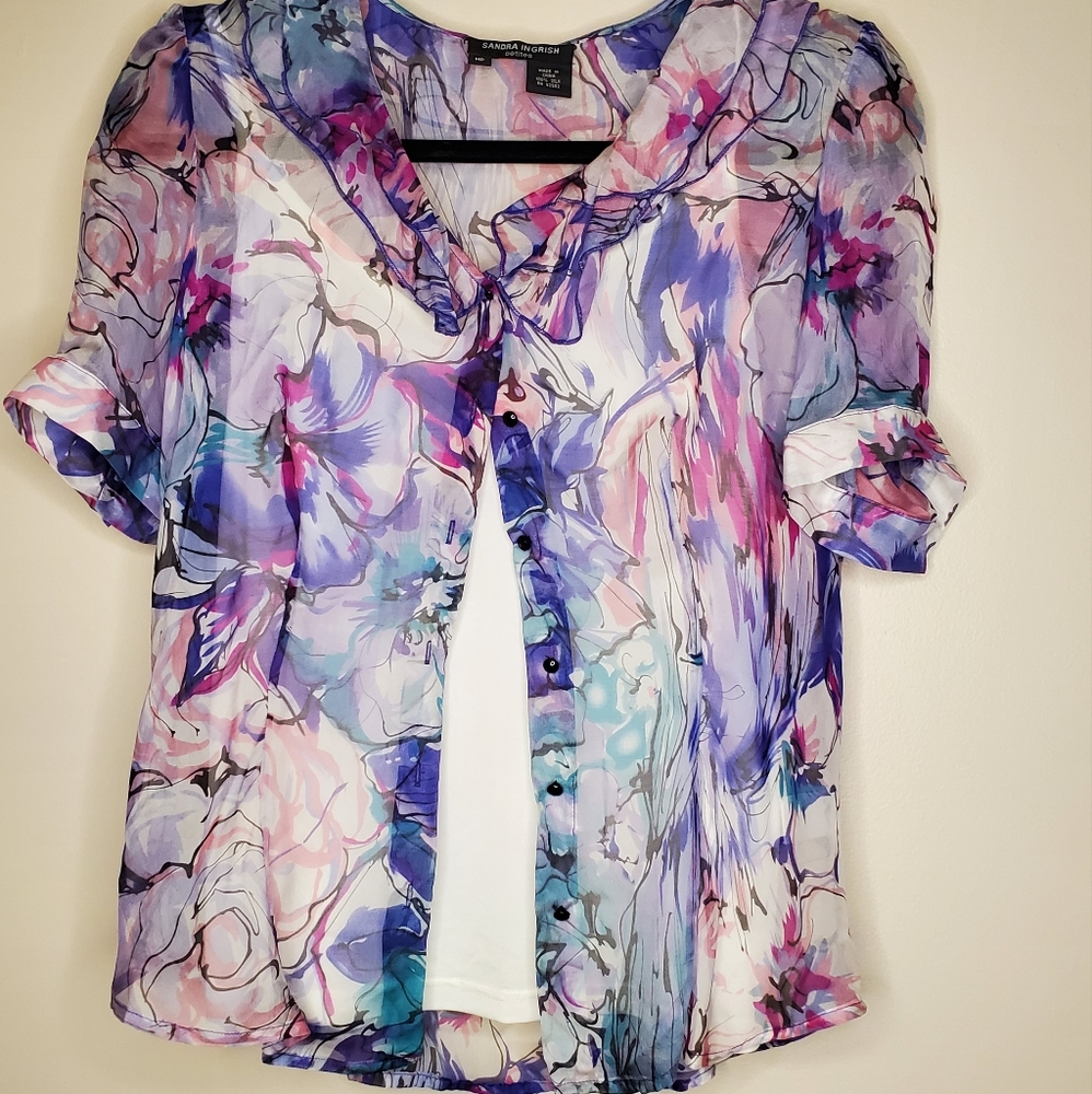 Sandra Ingrish Size Medium Petite - image 1